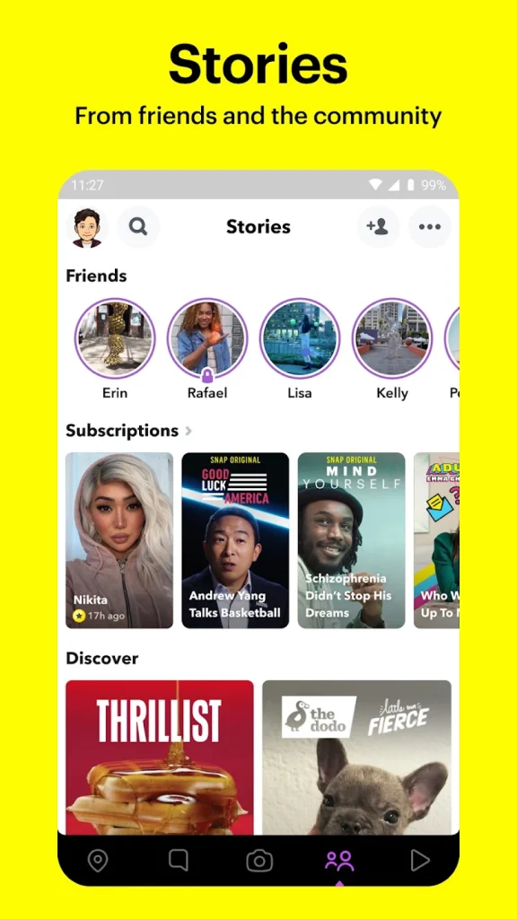 Snapchat Mod APK Premium Unlock Latest Version v12.31.0.36 screenshot 4